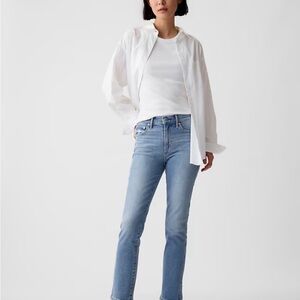 GAP mid rise vintage slim split hem Women's Jeans size 12